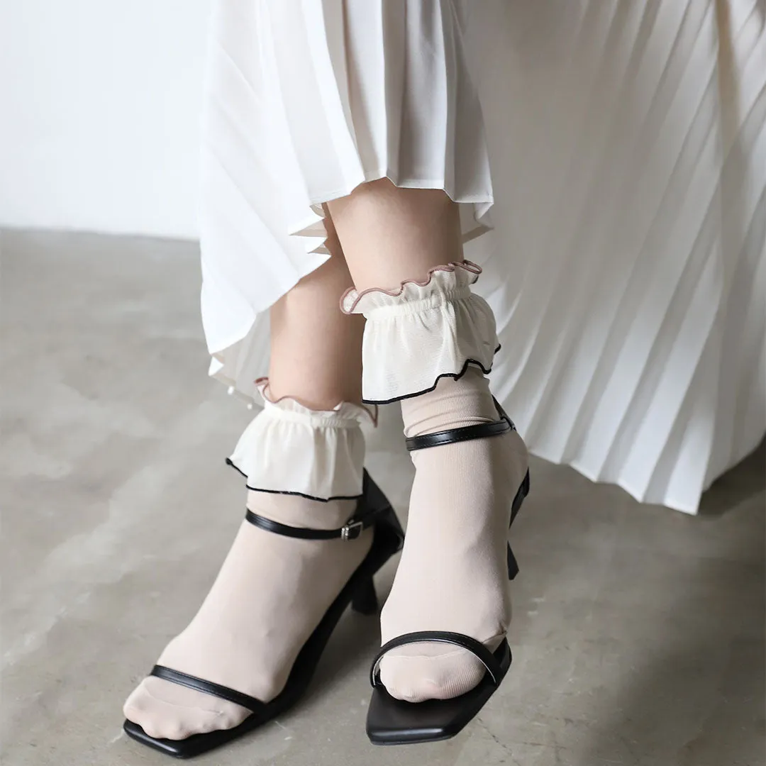 021190095 Tulle Ankle Band