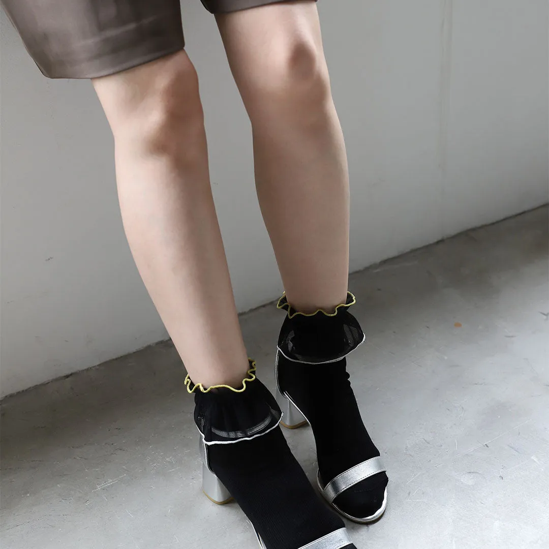 021190095 Tulle Ankle Band
