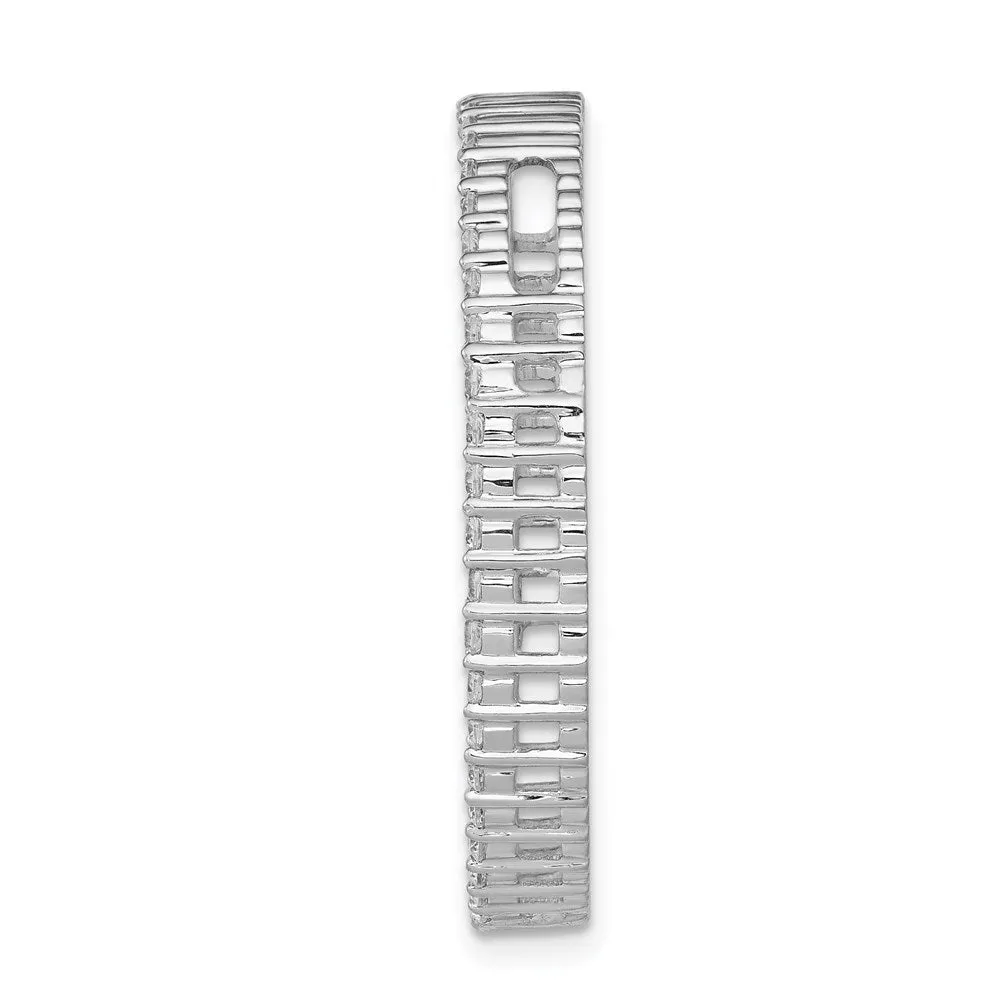 14kw Lab Grown Diamond SI1/SI2, G H I, Circle Pendant