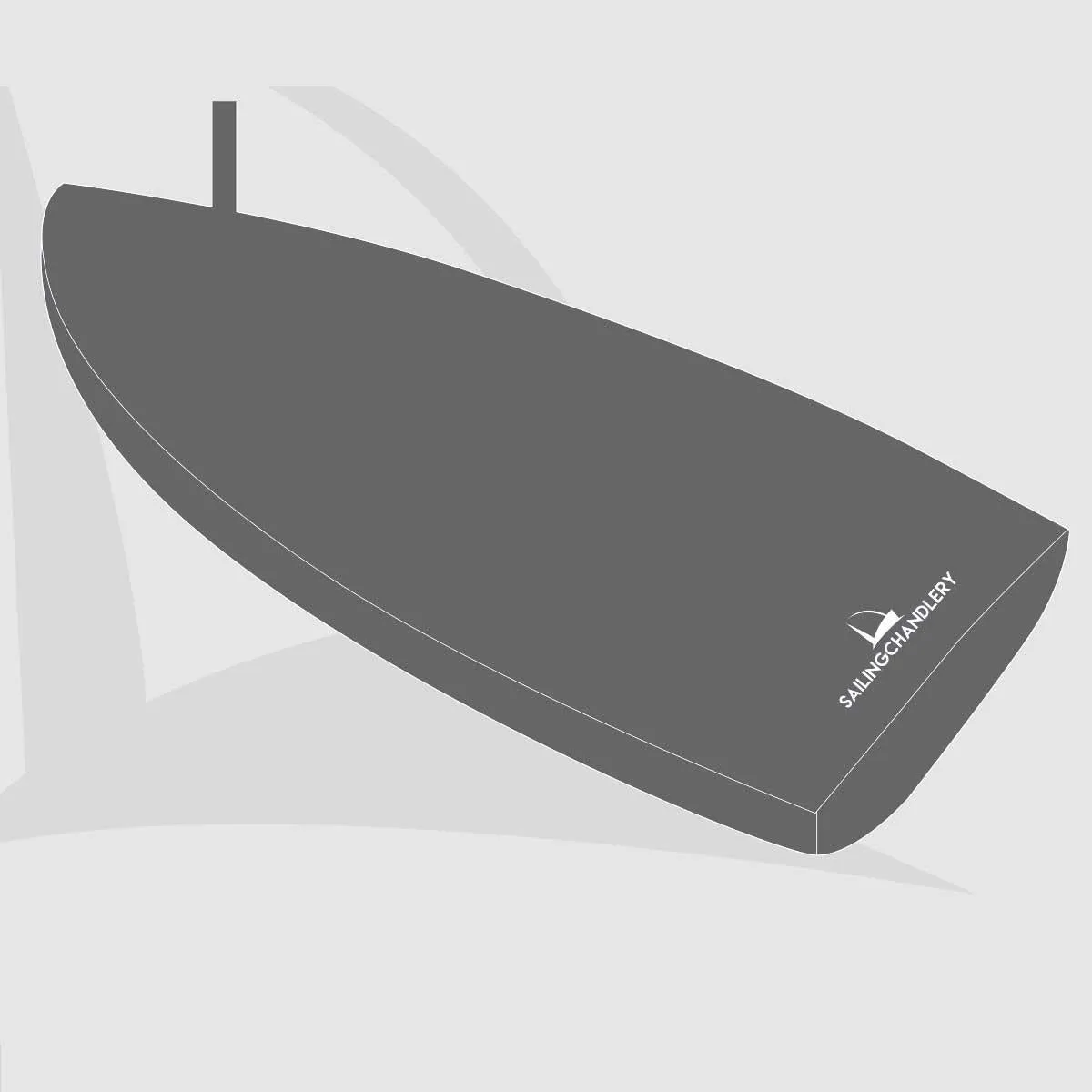 2000 Flat Boat Cover - PVC Grey