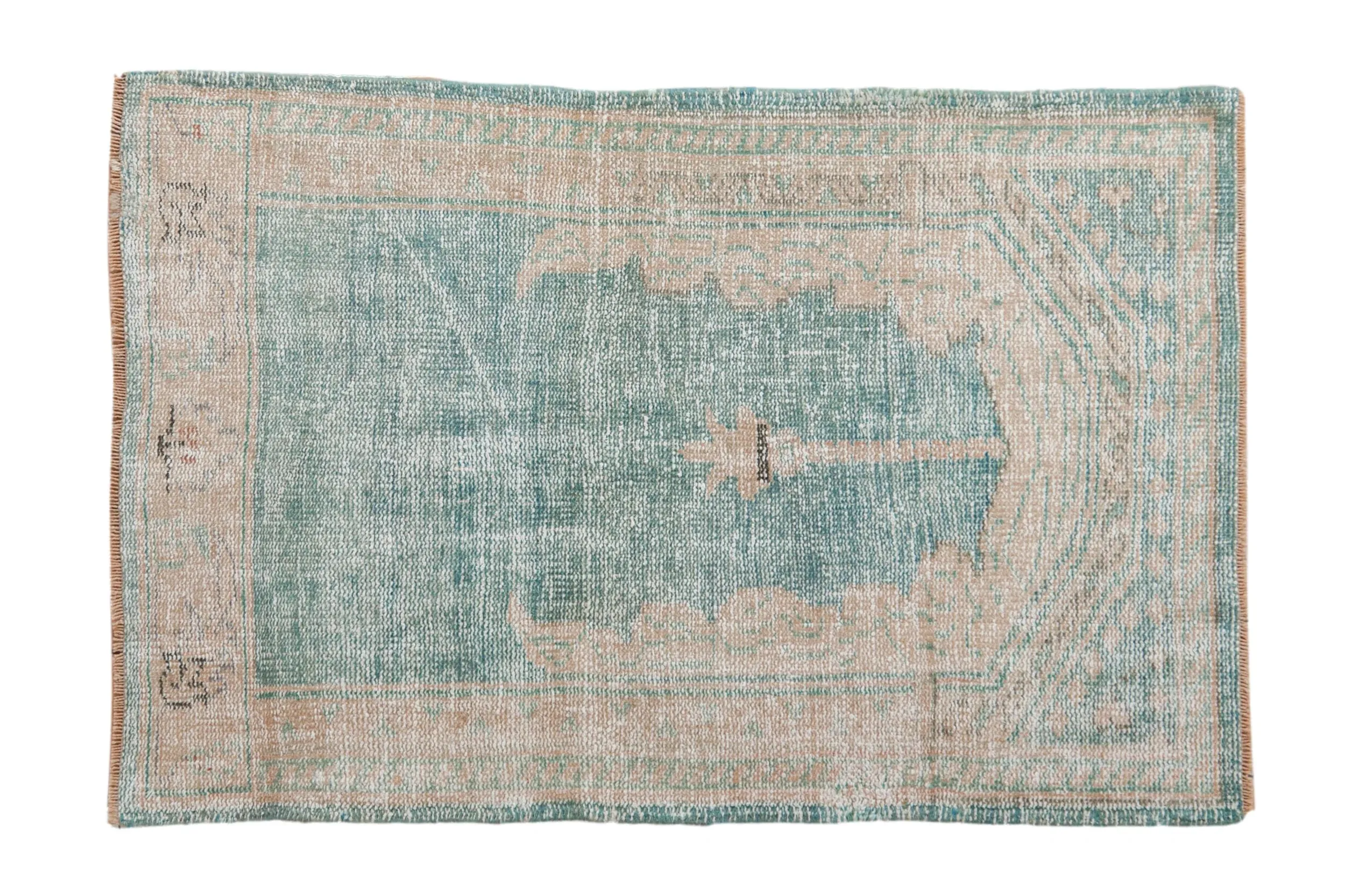 2.5x3.5 Vintage Distressed Oushak Rug