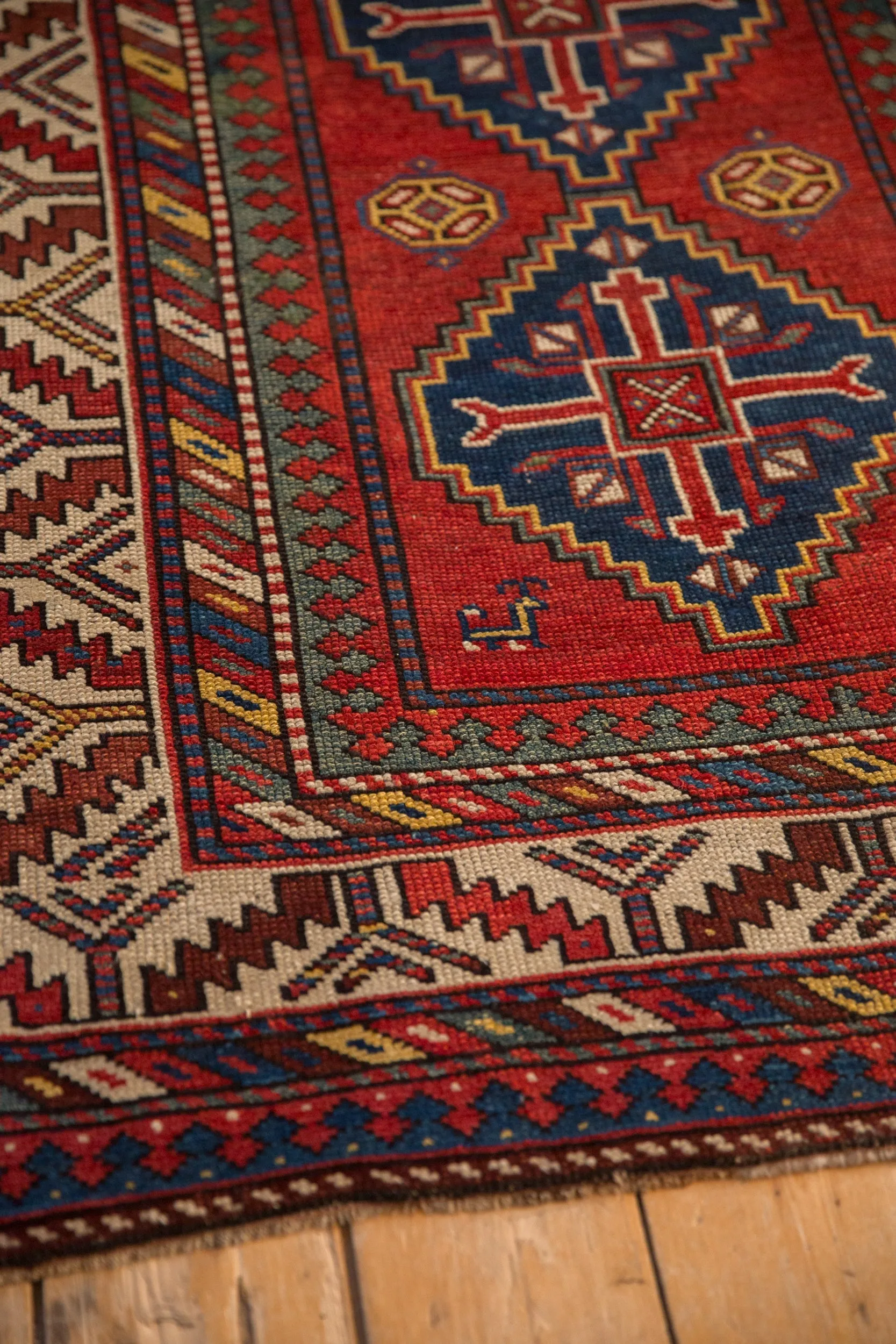 4x8 Antique Kazak Rug Runner