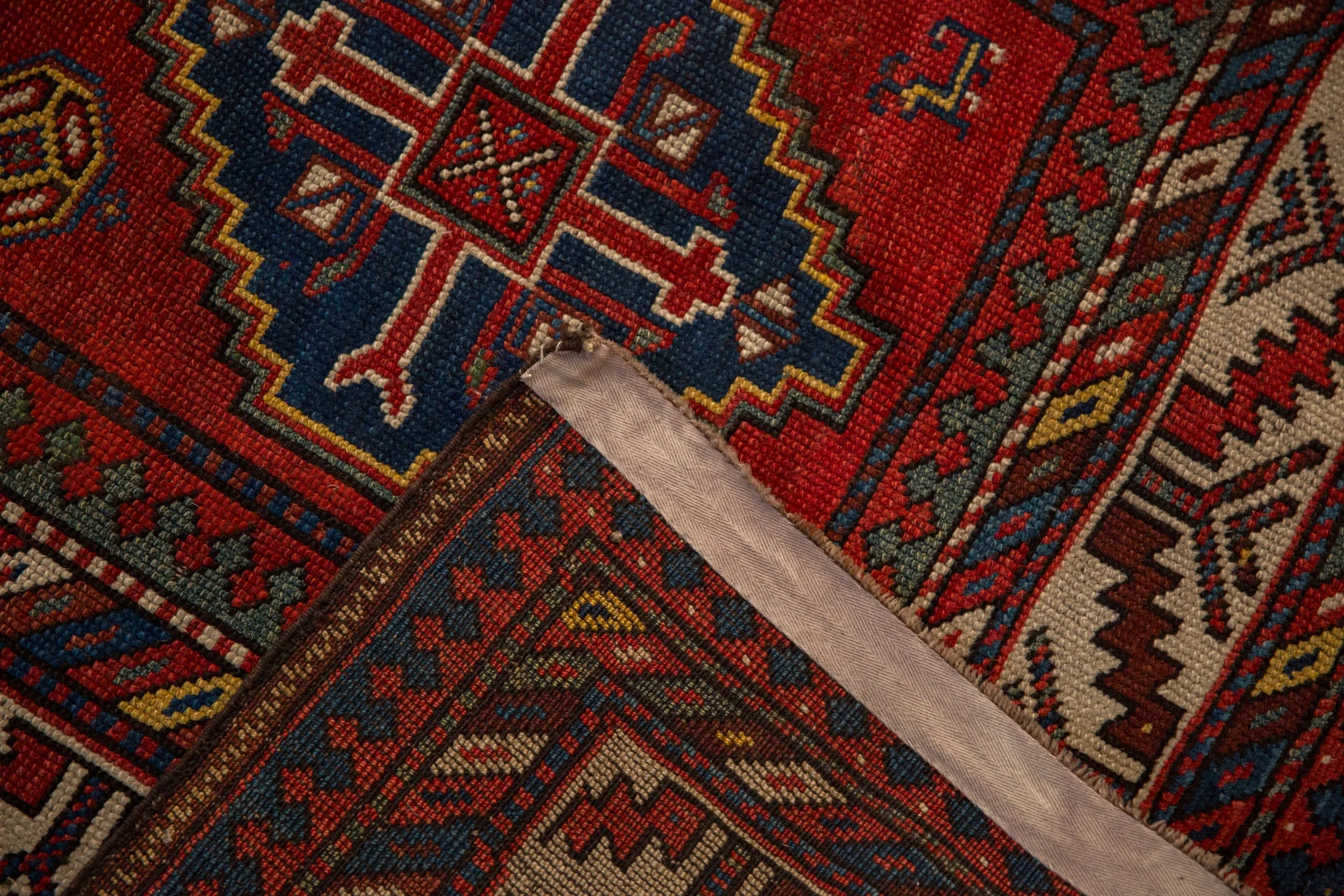 4x8 Antique Kazak Rug Runner