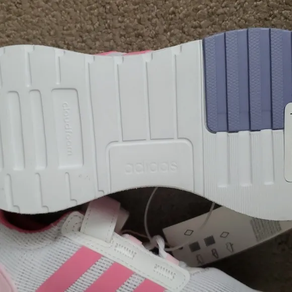 Adidas racer TR21 sneaker girl kids pink white