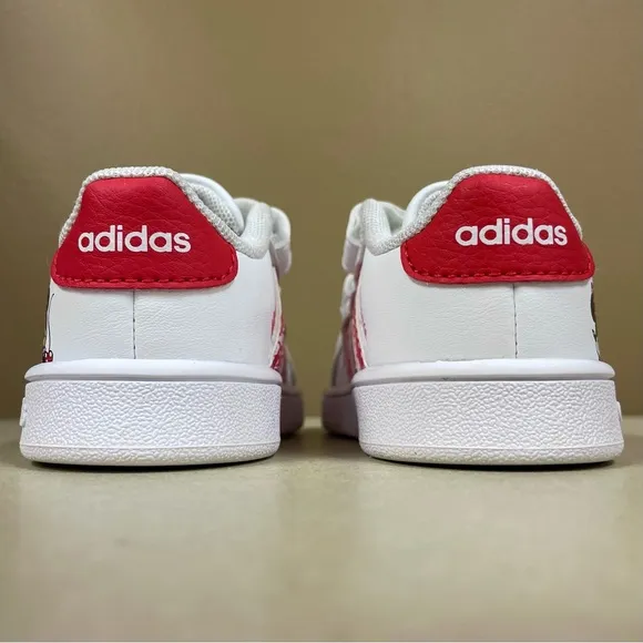 Adidas x Disney Sneakers Girls 5 Minnie Mouse Grand Court Velcro Toddlers Baby