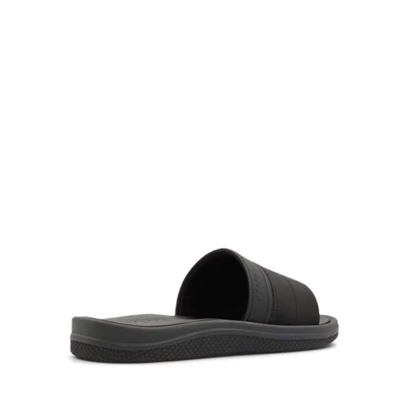 ALDO PLANTAGO FLAT SANDALS - BLACK