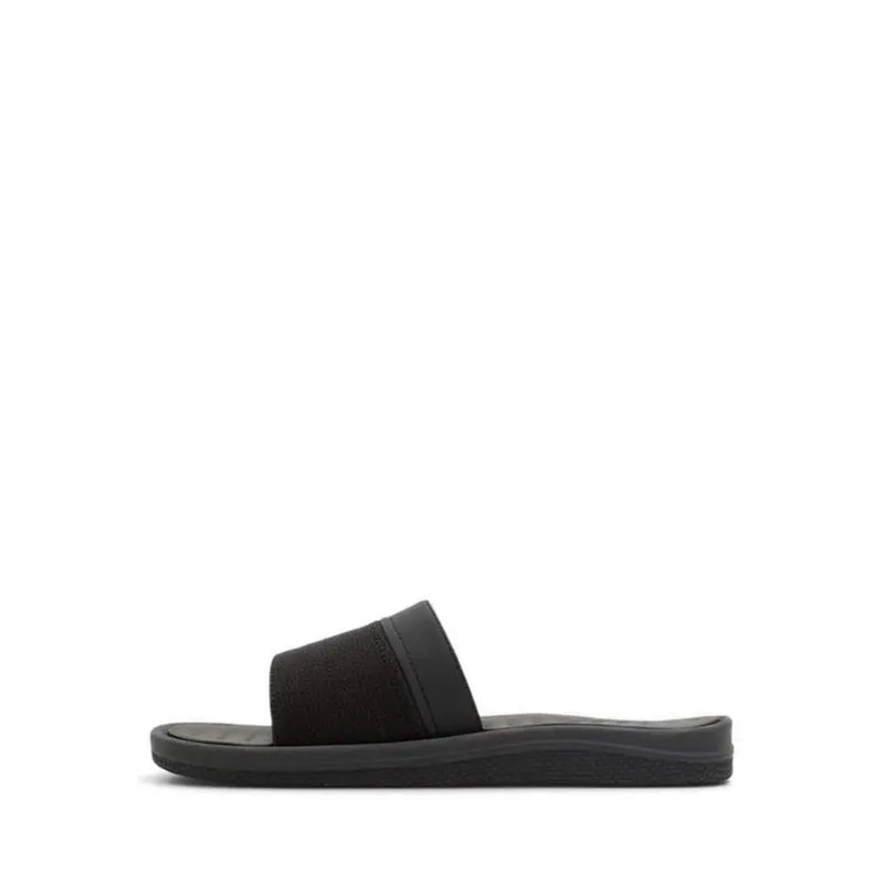 ALDO PLANTAGO FLAT SANDALS - BLACK