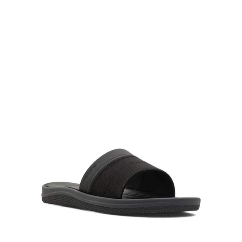 ALDO PLANTAGO FLAT SANDALS - BLACK