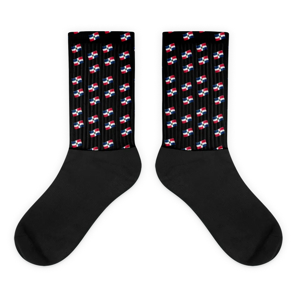 All-Over Emoji República Dominicana Flag High Socks