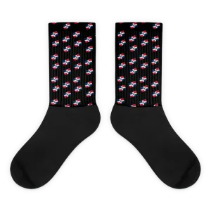All-Over Emoji República Dominicana Flag High Socks