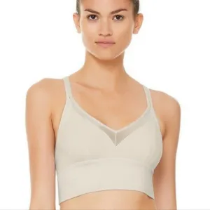 Alo Yoga Sneak Long Bra - Bone - S