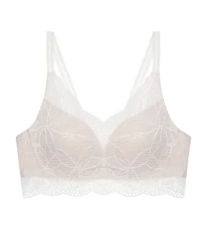 AQUA JADE NON-WIRED PUSH UP DEEP V BRA