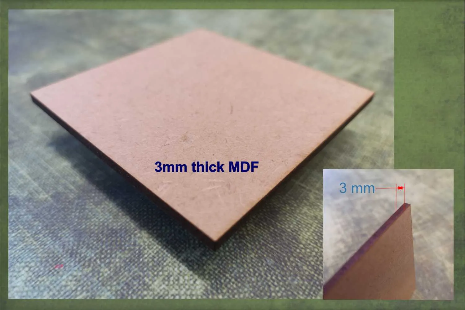 Ballet shoe - wooden craft blank - 3mm MDF