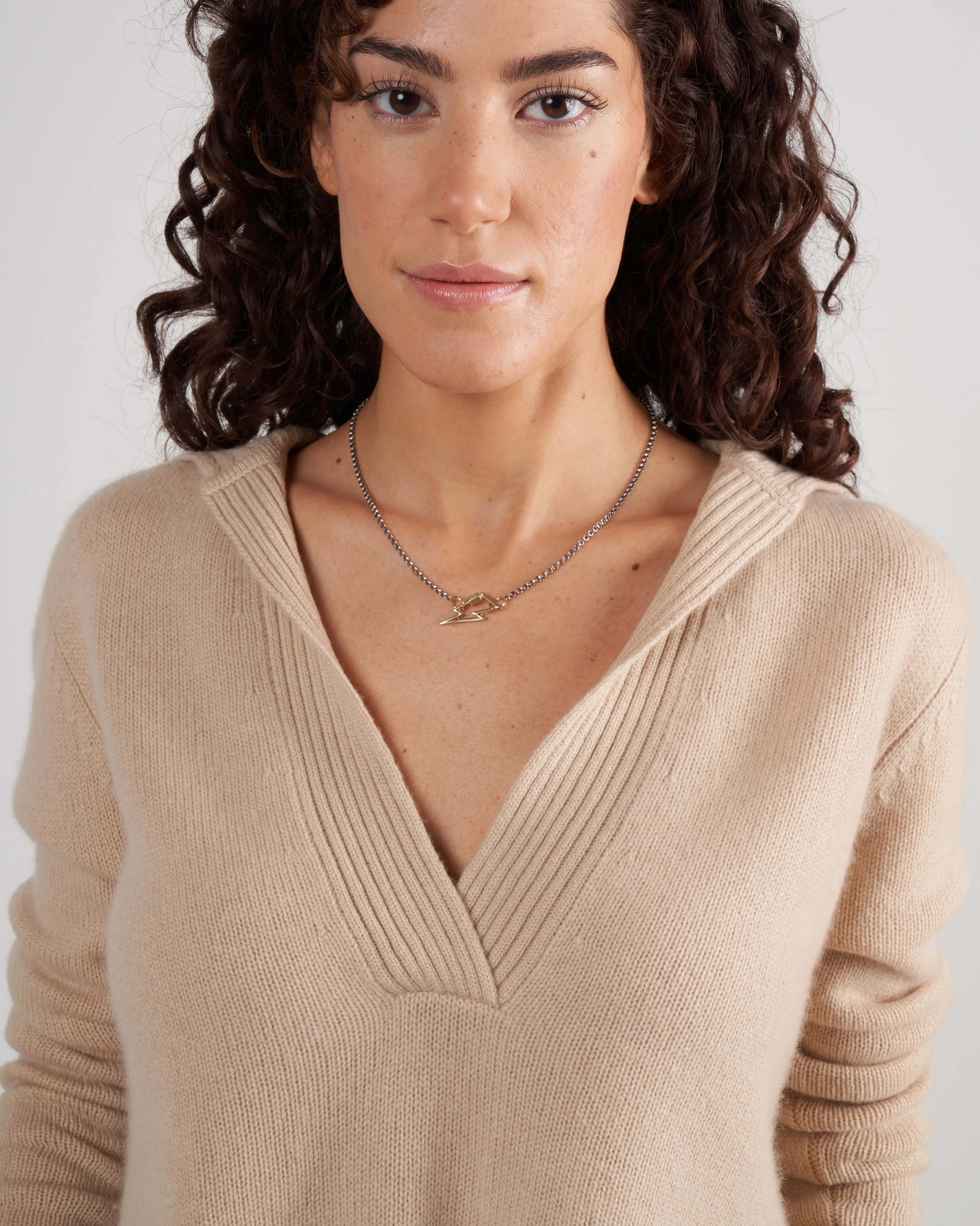 ballet wrap cashmere sweater - crumble cc1-42