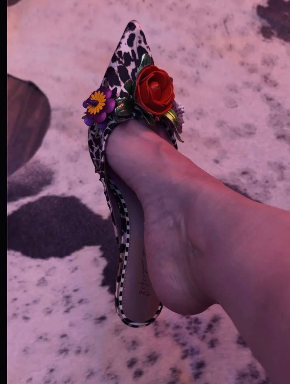 Betsey Johnson Abigayl Leopard Heels