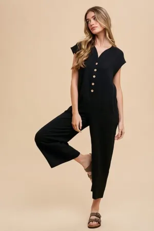 Black Wide Leg Jumpsuit