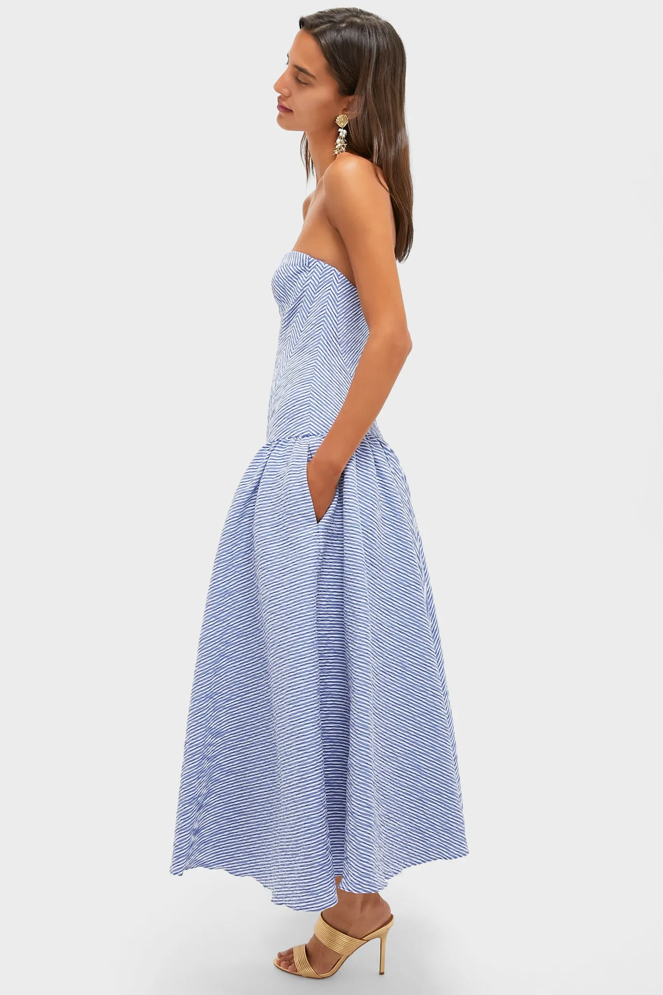 Blue Stripe Summers Dress