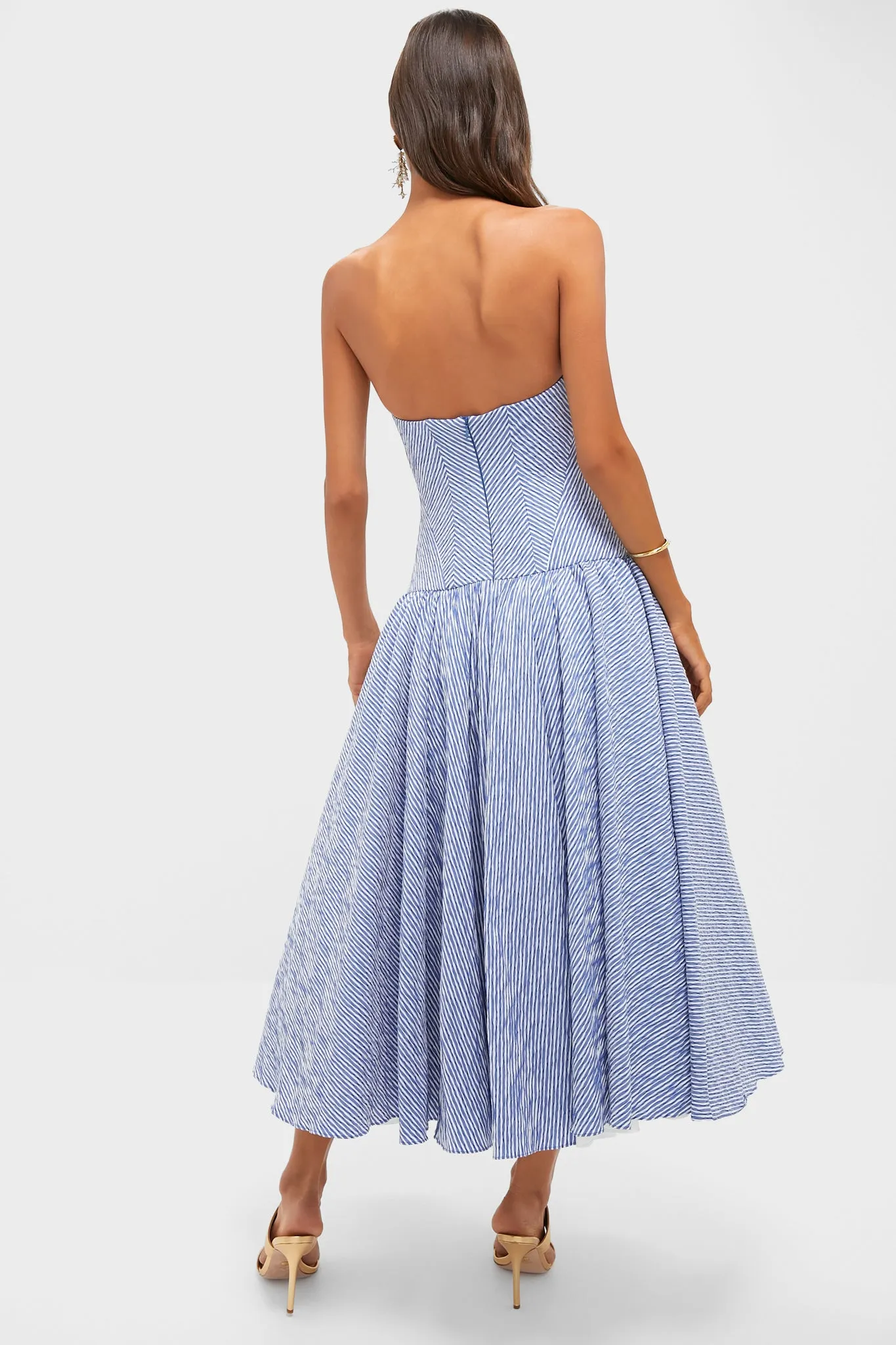 Blue Stripe Summers Dress