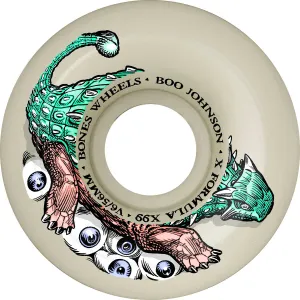 Bones - XF Boo Dino-Sortas 54MM 99A V6 Wide-Cut Skateboard Wheels