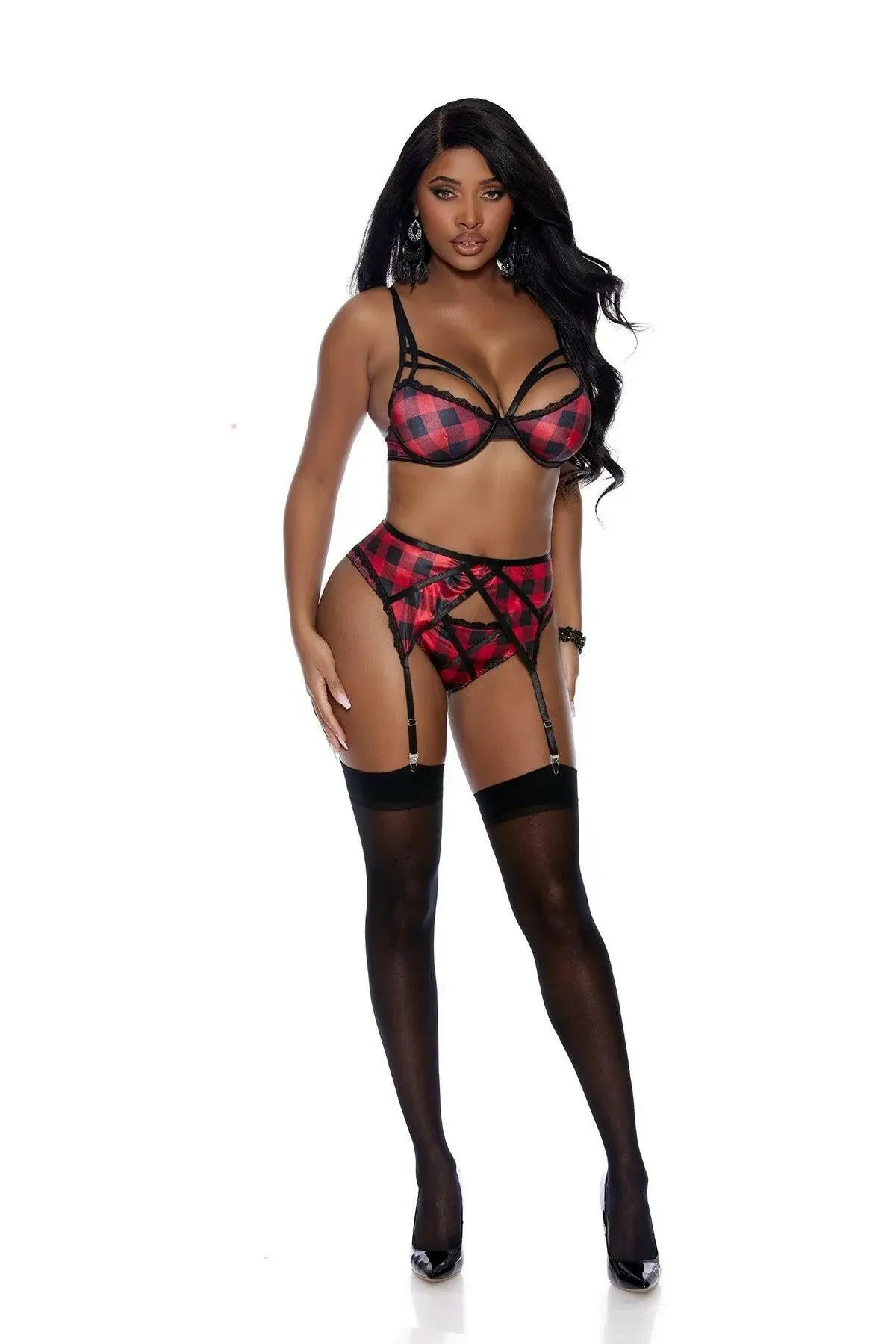 Buffalo Plaid 3 Piece Set