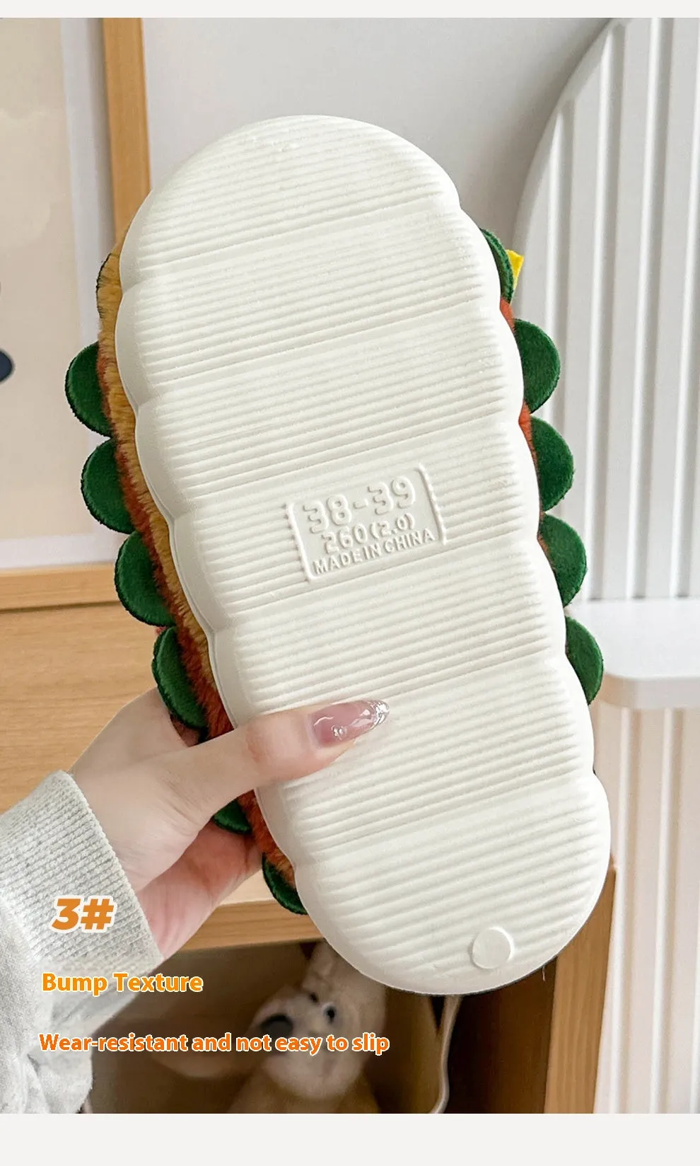 Burger Bliss Plush Slippers – Cozy, Fun & Oh-So-Adorable!