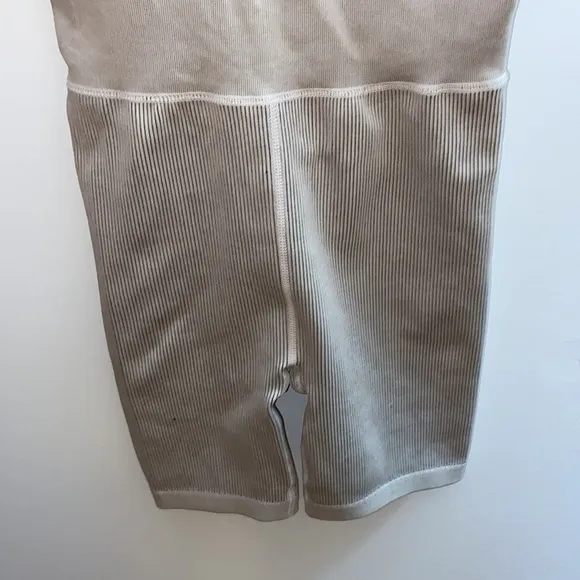 Calvin Klein Performance thick rib scoop neck sleeveless strappy unitard, M, NWT