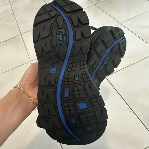 Chaco ZVolv 2 Strappy Sandal Shoes Men's Size 7 Black Blue