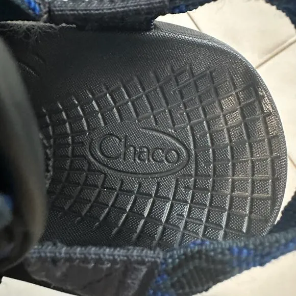 Chaco ZVolv 2 Strappy Sandal Shoes Men's Size 7 Black Blue