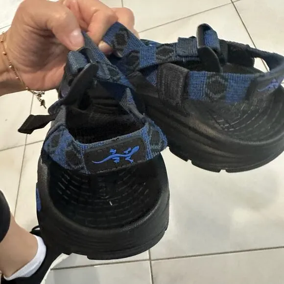 Chaco ZVolv 2 Strappy Sandal Shoes Men's Size 7 Black Blue