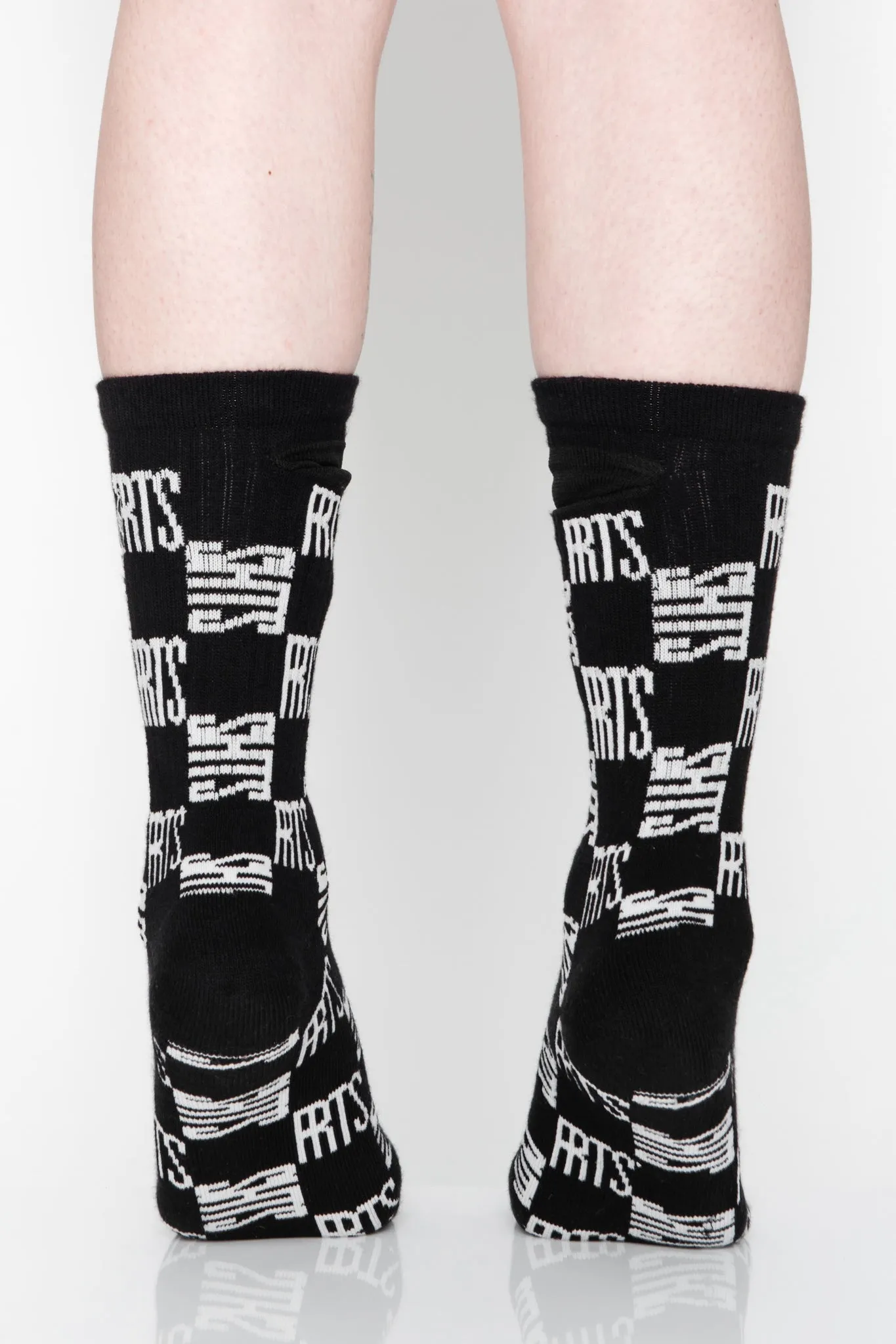 Checkerboard Stash Socks