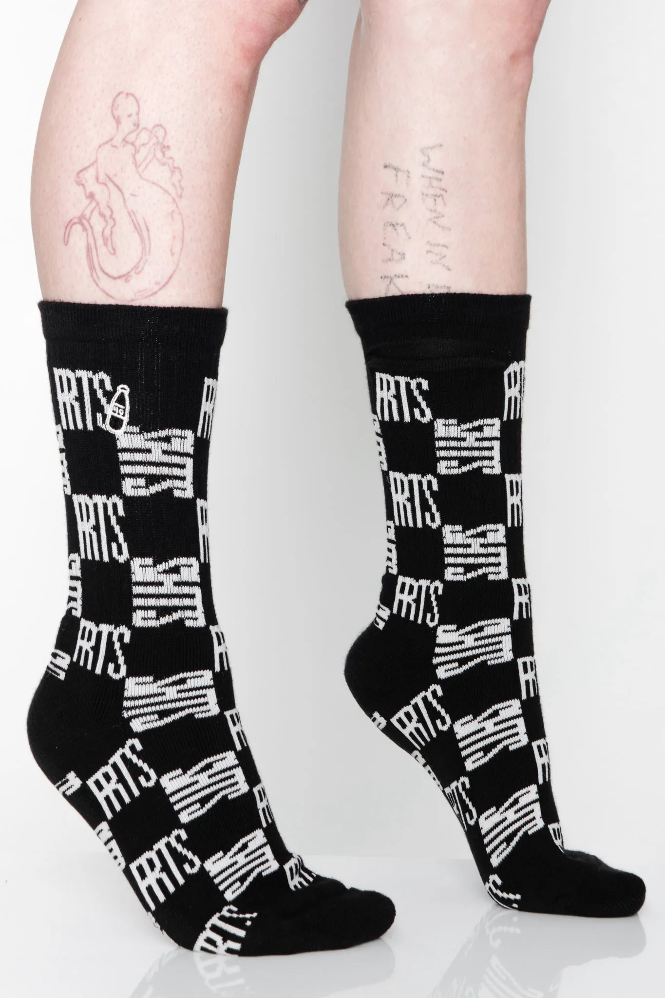 Checkerboard Stash Socks