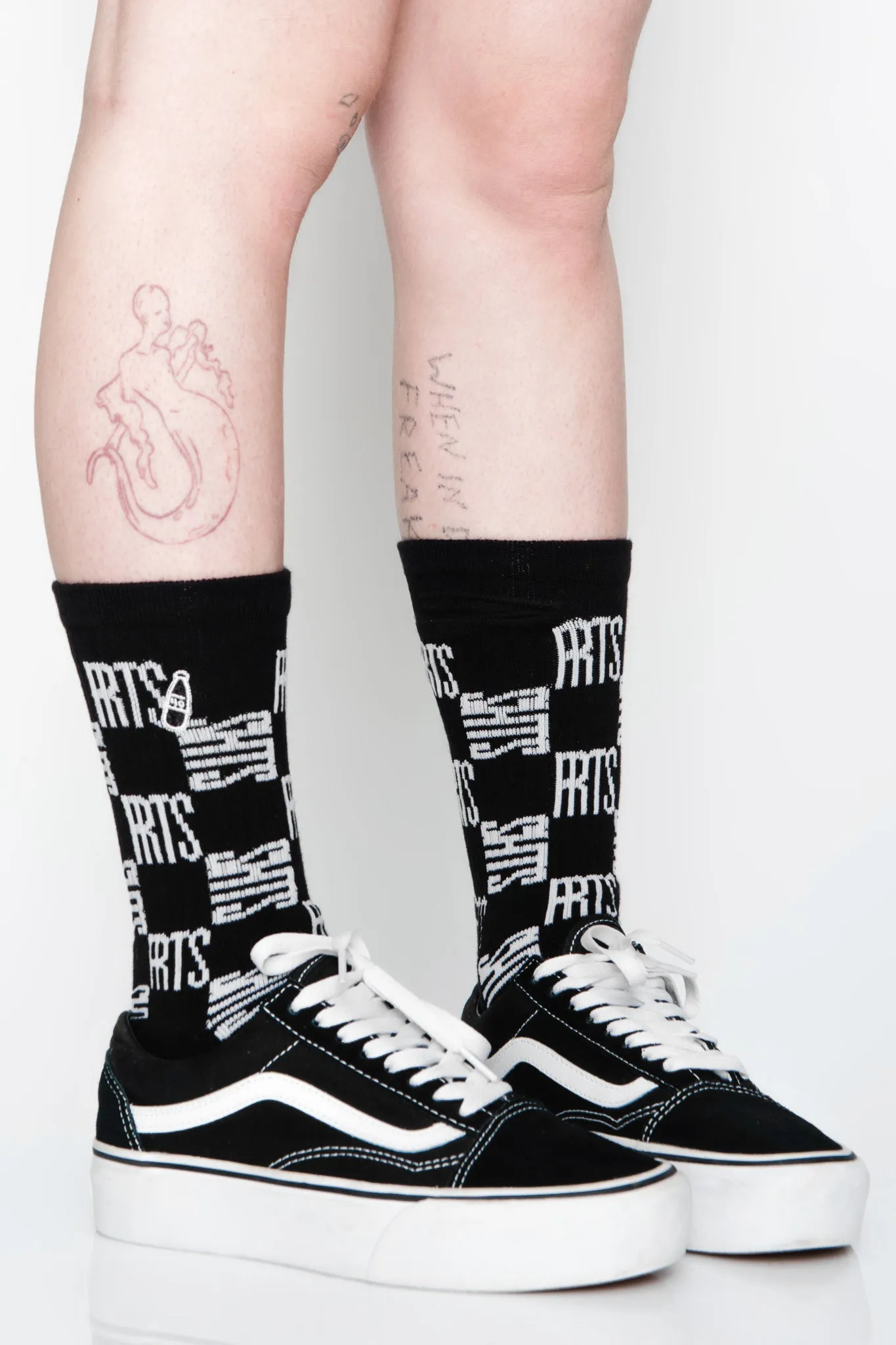 Checkerboard Stash Socks