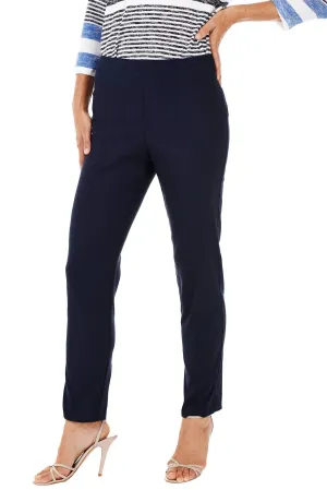 Classic Pull-On Ankle Pants In Navy