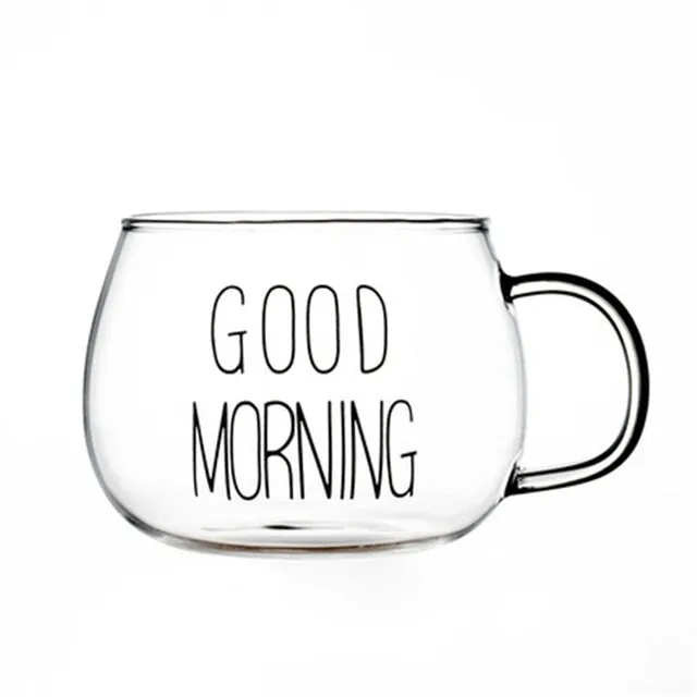 Creative Glass Coffee Mug