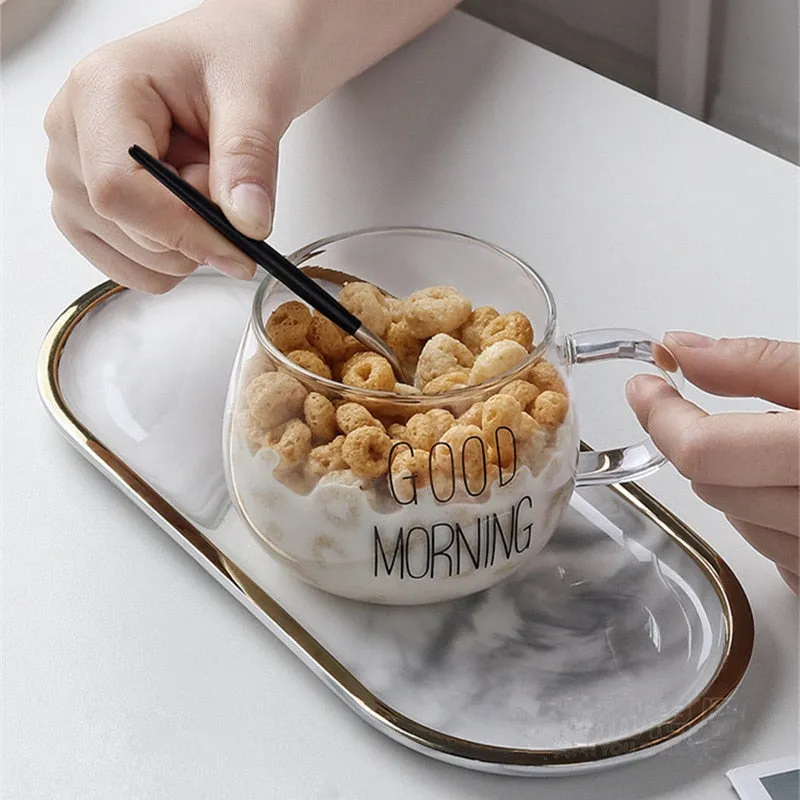 Creative Glass Coffee Mug