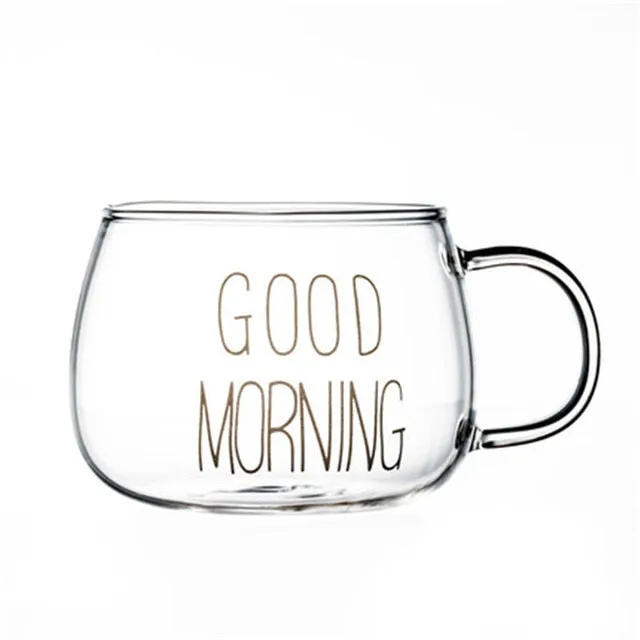Creative Glass Coffee Mug
