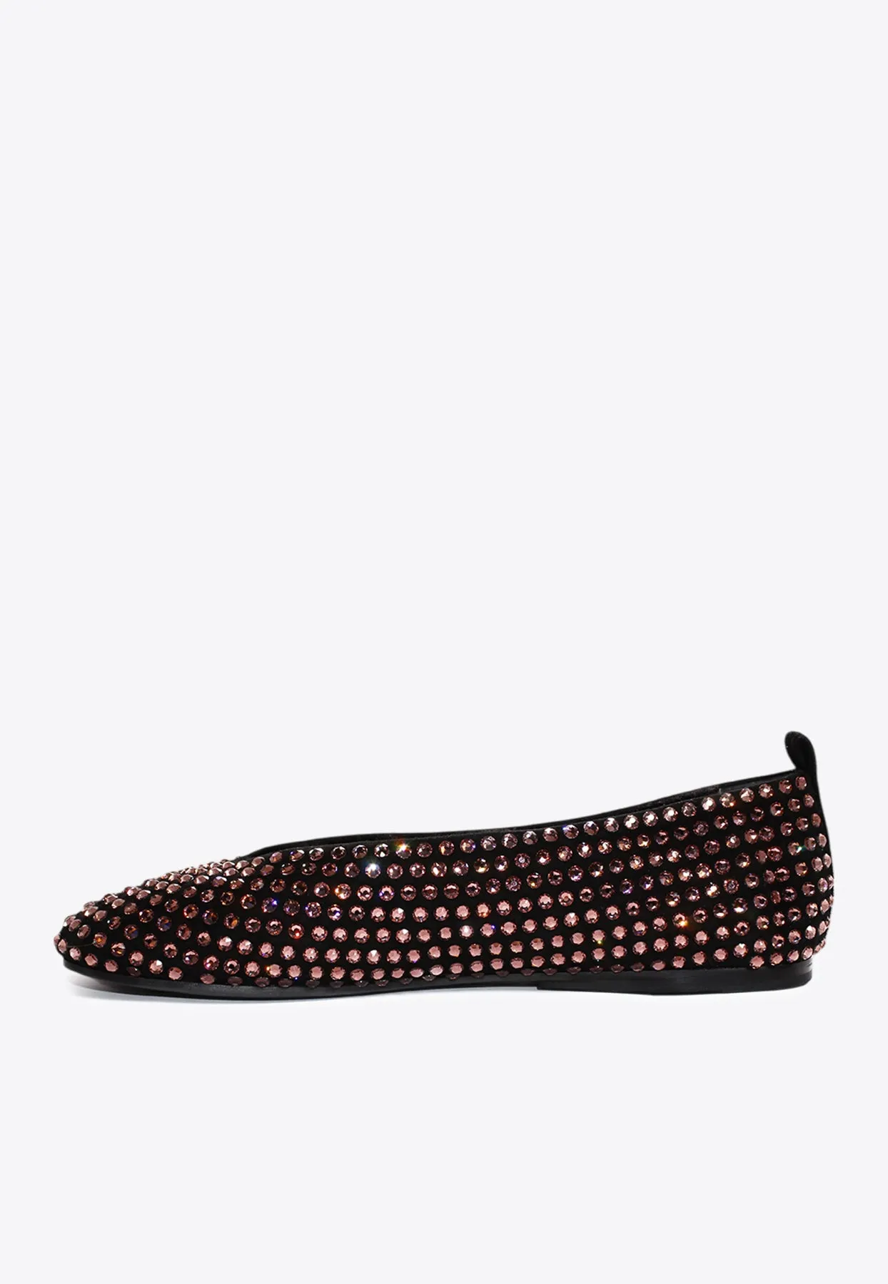 Crystal Embellished Ballet Flats