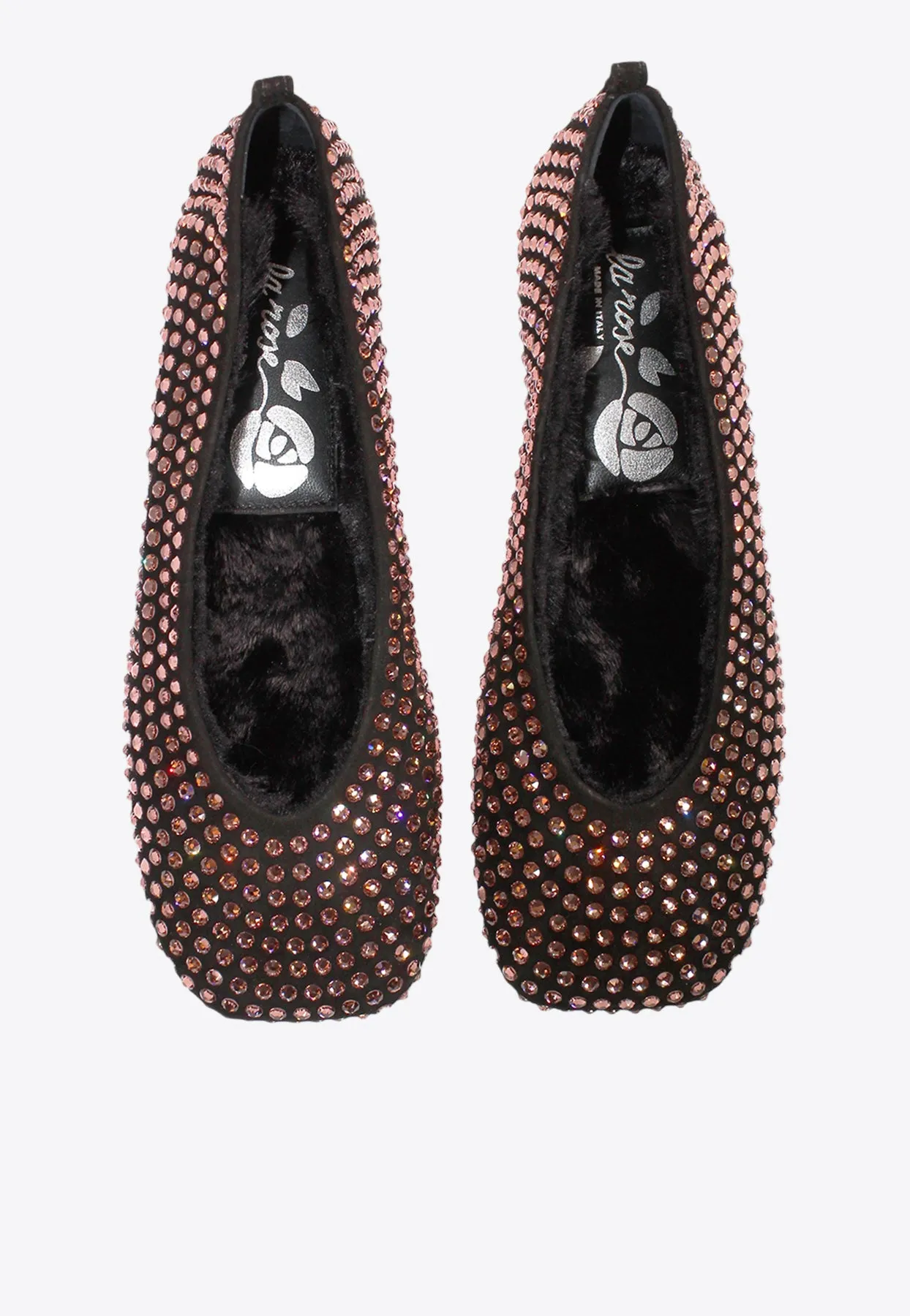 Crystal Embellished Ballet Flats