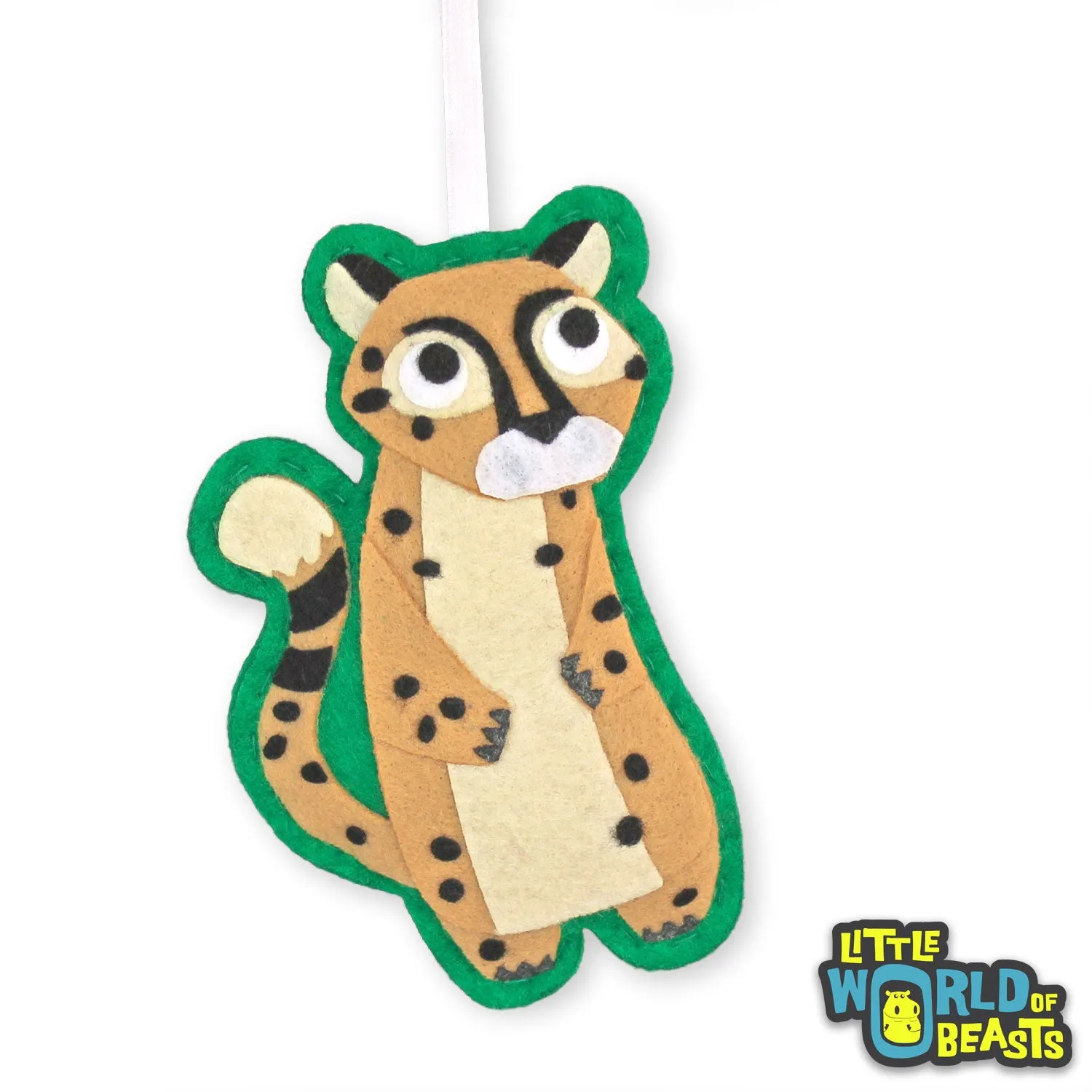 Darby the Cheetah Ornament