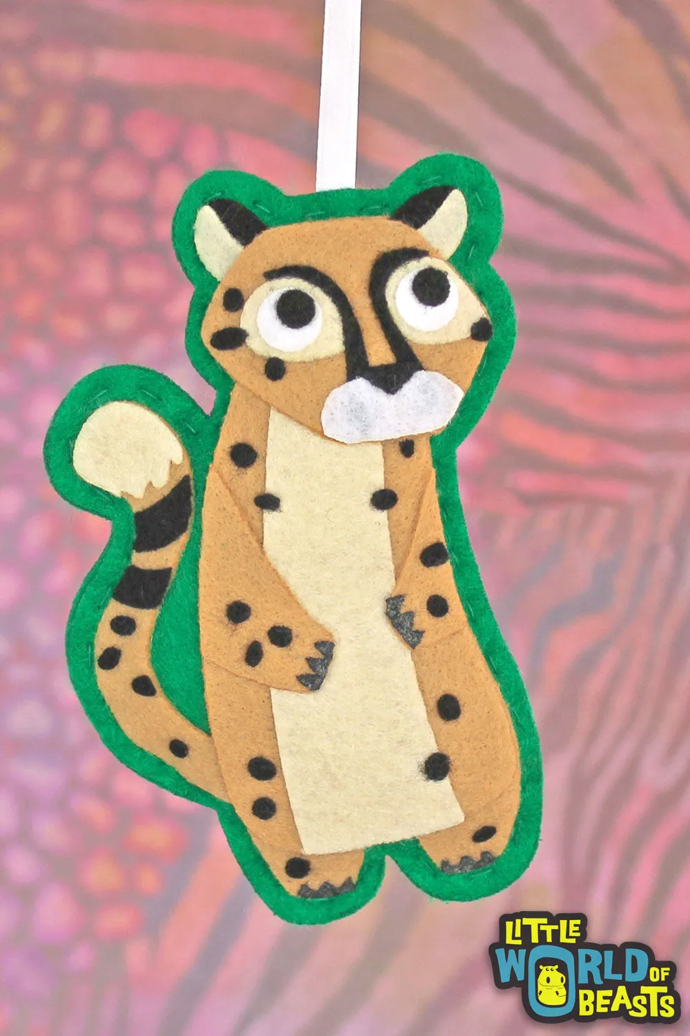 Darby the Cheetah Ornament