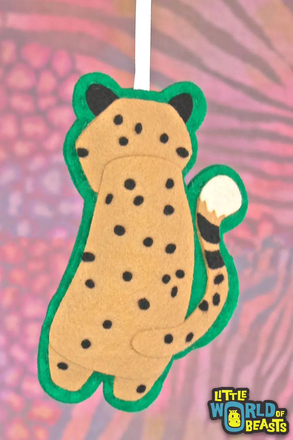 Darby the Cheetah Ornament