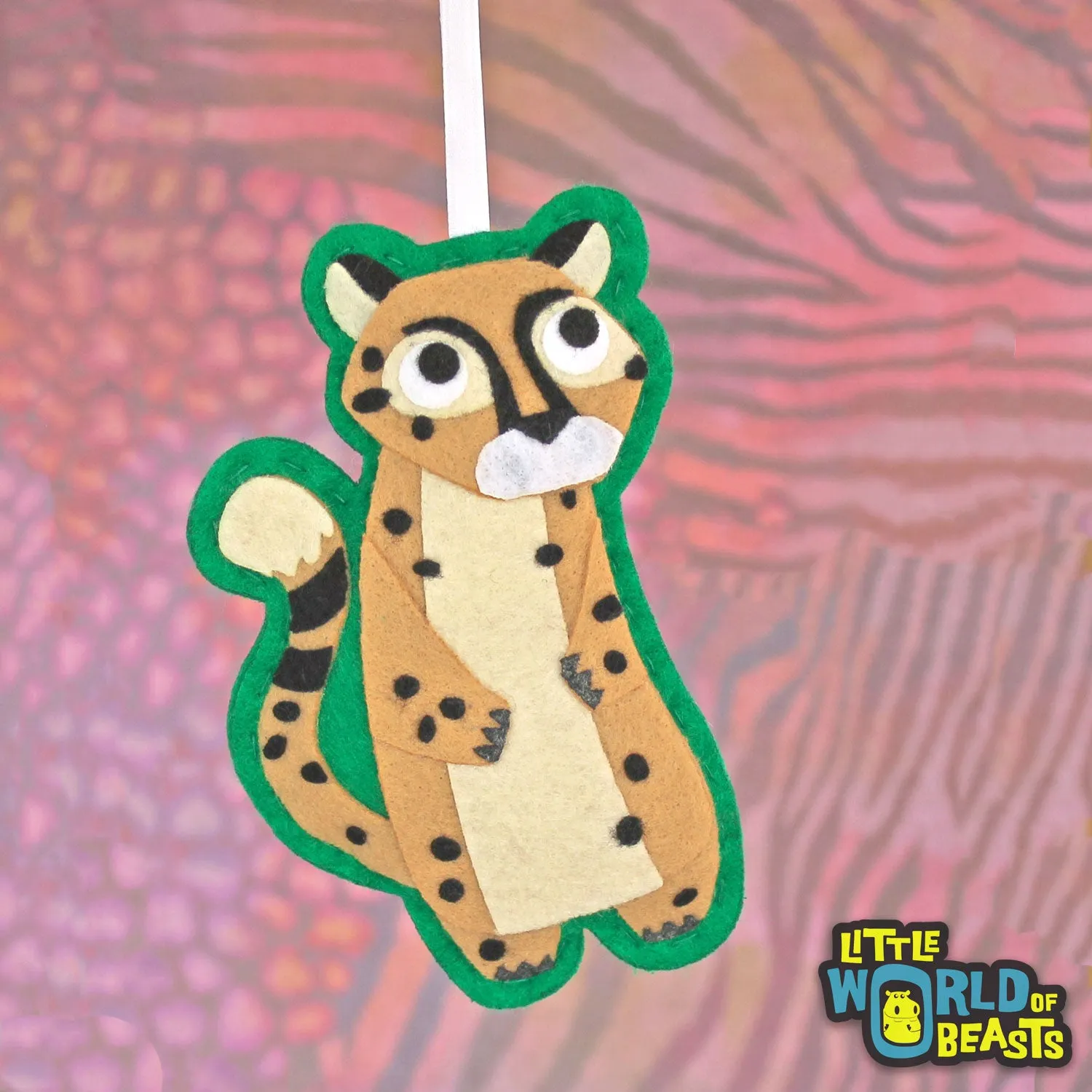 Darby the Cheetah Ornament