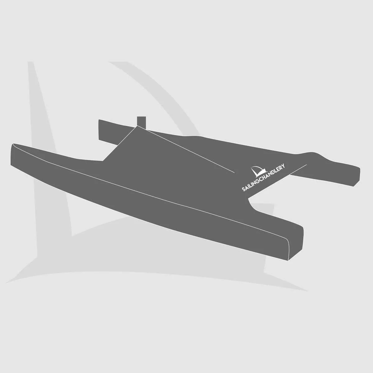 Dart 15 Boat Cover - PVC - Grey