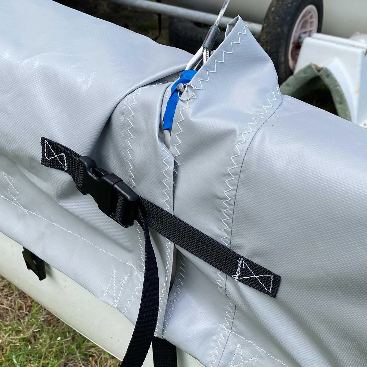 Dart 15 Boat Cover - PVC - Grey