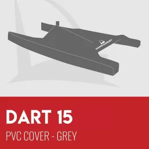 Dart 15 Boat Cover - PVC - Grey