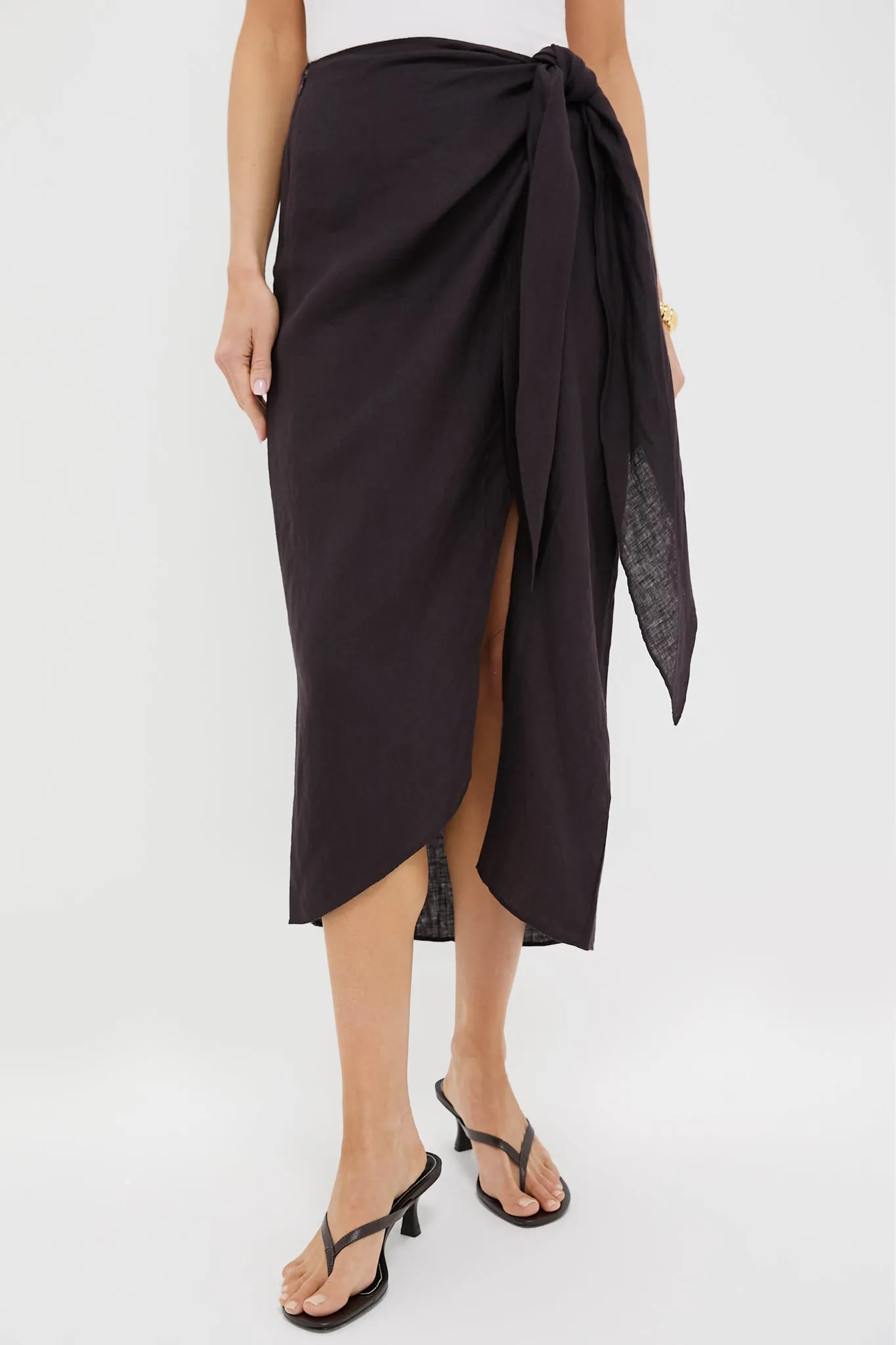 Deep Espresso Lexi Sarong Skirt