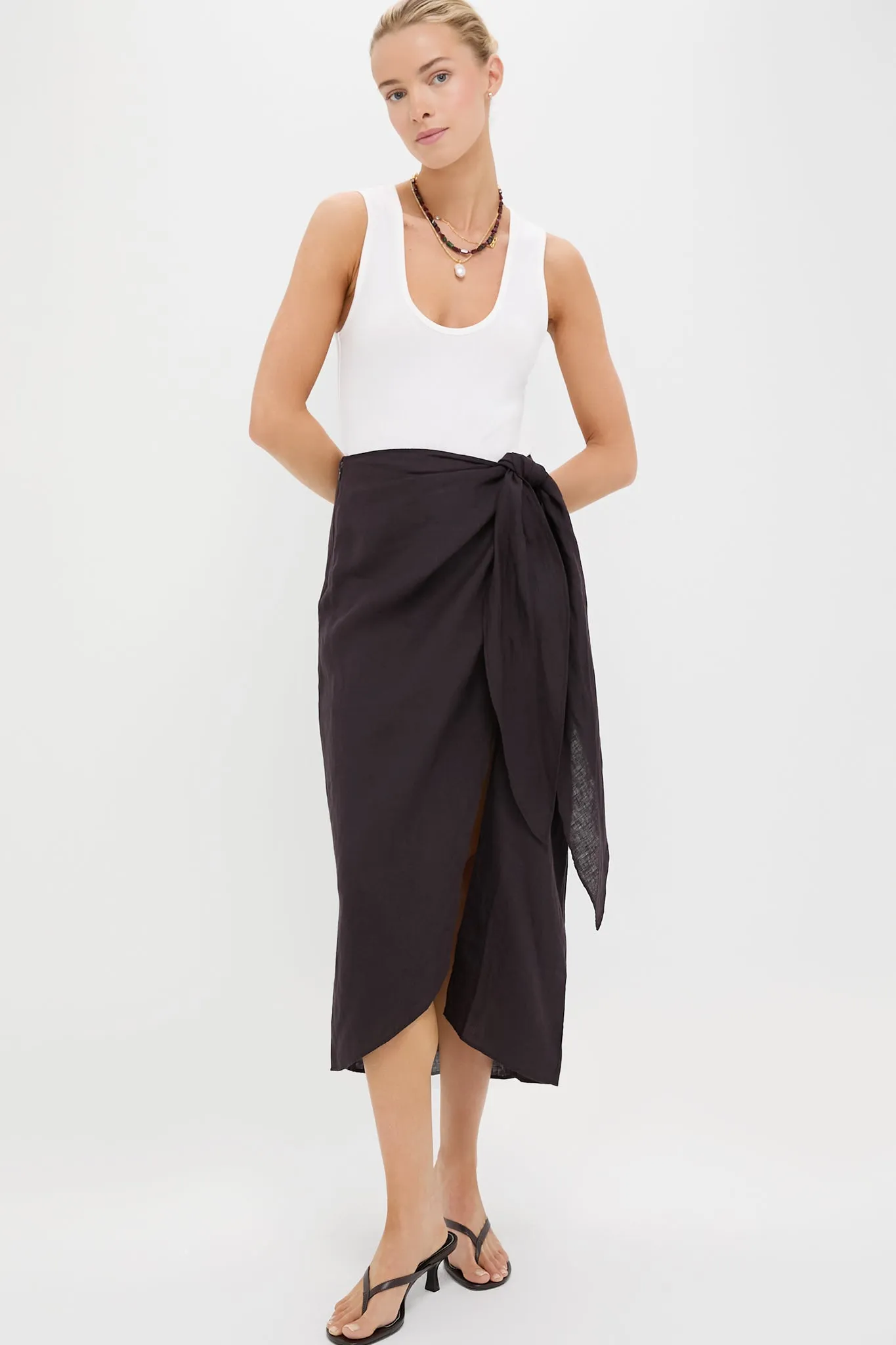 Deep Espresso Lexi Sarong Skirt