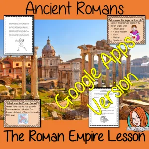 Distance Learning Ancient Roman Empire Google Slides Lesson