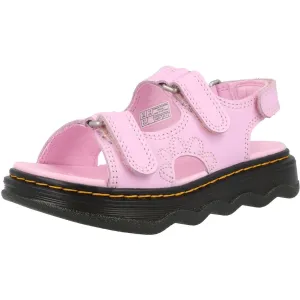Dr Martens Virden J Pale Pink Leather Sandals