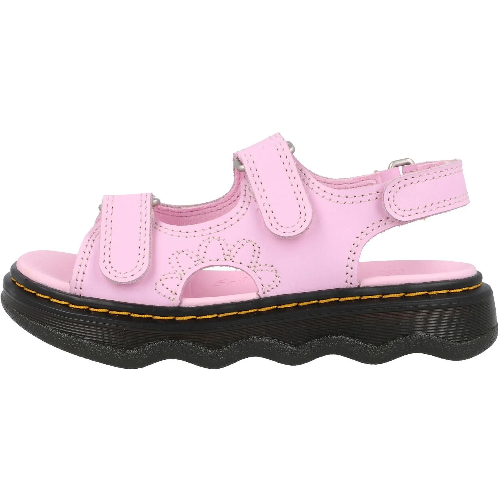 Dr Martens Virden J Pale Pink Leather Sandals